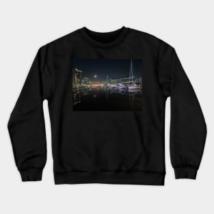 The Docklands at Night Crewneck Sweatshirt